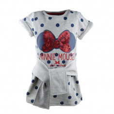 Rochita eleganta pentru fete Sun City Minnie Mouse HS1081G, Gri foto