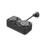 Cumpara ieftin Priza inteligenta dubla pentru exterior Meross MSS620HK, Cablu 28.5 cm, Control aplicatie SmartElectro IntelligentHouse