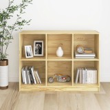 vidaXL Bibliotecă, 104x33x76 cm, lemn masiv de pin