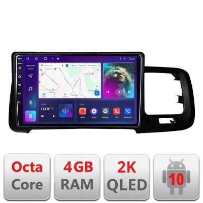 Navigatie Volvo S60 2014-2018 sistem Sensus Connect C-s60-14 Android Octa Core Ecran 2K QLED GPS 4G 4+32GB 360 kit-s60-14+EDT-E409-2K CarStore Technol foto