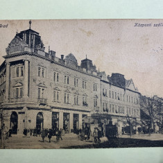 Carte poștală 1918 Arad Hotel Central