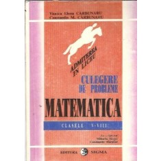 Culegere de probleme. Matematica clasele V-VIII - Mihaela Singer, Viorica Elena Carbunaru