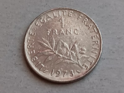 M3 C50 30 - Moneda foarte veche - Franta - 1 franc - 1973 foto