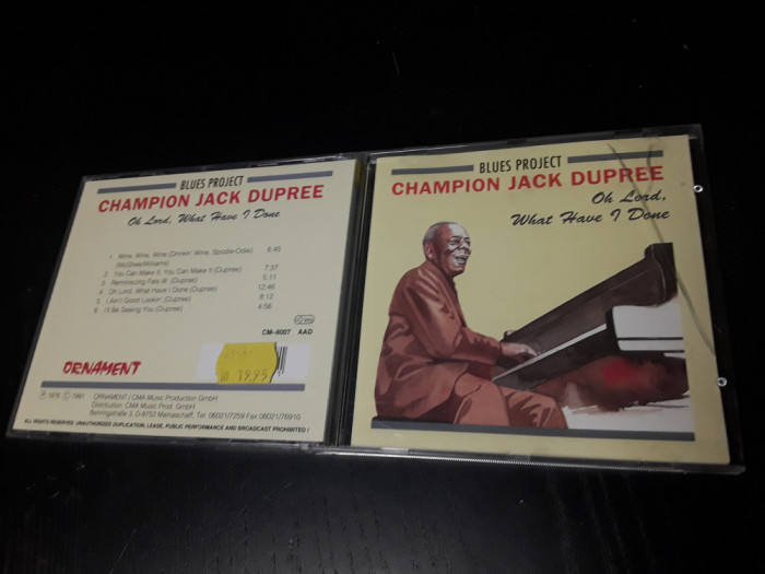 [CDA] Champion Jack Dupree - Oh Lord What Have I Done - cd audio original