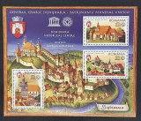 LP 1838b - Bloc de 3 timbre - Centrul Istoric Sighișoara - 2009, Nestampilat