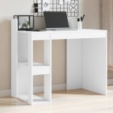 Gossi birou, alb, 103,5x56,5x94 cm, lemn prelucrat