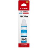 Cartus cerneala Canon GI-490 C, cyan, capacitate 70ml, pentru echipamente