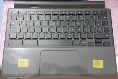 Palmrest + tastatura noi originale Dell Chromebook 11 3120 French DP/N D3M62 foto