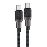 Cablu de incarcare, Type-C to Type-C, 60W, High-Speed Charging, 1.2m - Acefast (C10-03) - Black