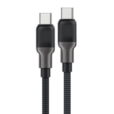 Cablu de incarcare, Type-C to Type-C, 60W, High-Speed Charging, 1.2m - Acefast (C10-03) - Black foto