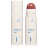 Korres Natural Color Multi-Stick Balm fard multifuncțional, pentru buze și obraz culoare Muted Brown 4.5 g