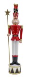 Figurina Craciun Soldat polirasina multicolora 9x10x46h