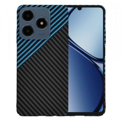 Husa pentru Realme C63 / C61, Techsuit, Carbonite FiberShell, Bleu foto