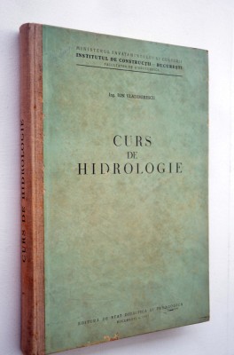 Curs de Hidrologie - 1962 de ing. Ion Vladimirescu foto