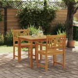 Cumpara ieftin Set de masă pentru grădină 3 pcs Maro Lemn masiv de acacia