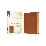 Flourish: The NIV Bible for Women, Leathersoft, Brown, Comfort Print