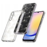 Husa sclipici Samsung Galaxy A25 5G Techsuit SparkleSkin, transparenta