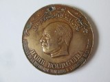 Cumpara ieftin Rara! Tunisia medalie presedintele Habib Bourguiba 1956-1976:A XX-a aniversare de la codul personal tunisian,diametrul=44 mm, Africa