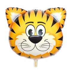 Balon folie, forma cap de tigru, 63.5cm, Ropet