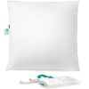 SONGMICS Perna cu suprafata moale, 80x80 cm, umplutura 1500 g, alb Household NewTrend