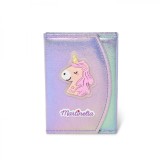 Trusa Machiaj Copii Martinelia Little Unicorn Portofel - Farduri, Blush, Balsam Buze, Aplicatoare - Jucarie Fete
