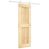 Cumpara ieftin Usa glisanta cu set de feronerie 70x210 cm, lemn masiv de pin