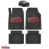 Covorase Auto TeamCar&reg; Tip Tavita Compatibile Opel Crossland X (2017&ndash;2020) - Suv, Red, Cauciuc