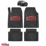 Covorase Auto TeamCar&reg; Tip Tavita Compatibile Opel Crossland X (2017&ndash;2020) - Suv, Red, Cauciuc