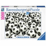 Cumpara ieftin Puzzle Provocare Mingi De Fotbal, 1000 Piese, Ravensburger