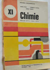 Manual de chimie - clasa a XI-a 1995 foto