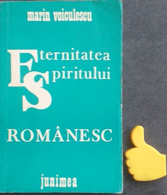 Eternitatea spiritului romanesc Marin Voiculescu cu autograf foto