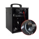 Cumpara ieftin Incalzitor electric cu termostat, 3000W, 5 moduri de functionare, 6 trepte putere, IPX4, carcasa otel, RESIGILAT