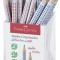 CREION COLORAT BICOLOR ROSU/ALBASTRU CUTIE PLASTIC 36 BUC FABER