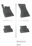 Covorase Auto Cauciuc Frogum Audi A6 C7 (2011-2018), A7 4G (2010-2018) - Set Presuri Interior