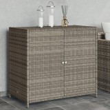 Gossi dulap depozitare de gradina, gri, 83x45x76 cm, poliratan