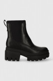 Timberland botine Everleigh Boot Chelsea femei, culoarea negru, cu platforma, TB0A5YFR0151