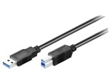 Cablu USB 3.0 A-B 0,25m Negru