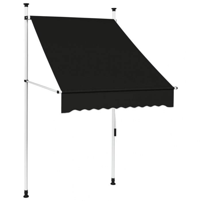 Gossi copertina retractabila manual, antracit, 100 cm