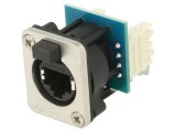 Conector Ethernet Montabil pe Șasiu cu Capac IP54 RJXS8FD6110
