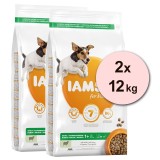 Iams Dog Adult Small Medium, Lamb 2 x 12 kg