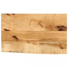 vidaXL Blat de masă margine naturală, 50x20x3,8 cm, lemn masiv mango 370367