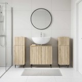 Cumpara ieftin Set de cabinet pentru baie cu 3 piese ZWOLLE 3 buc.