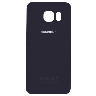 Capac Baterie NOU Original Samsung G925 S6 Edge Black Sapphire (GH82-09602A) foto