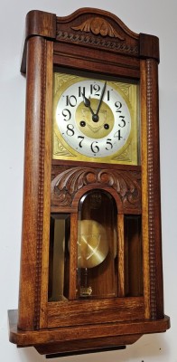 Ceas de perete cu pendula Mauthe foto