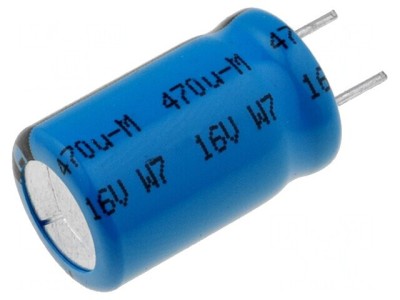 Condensator electrolitic low ESR 470uF 16V THT foto