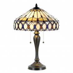 Lampa Tiffany cu motive geometrice 5LL-5497 foto