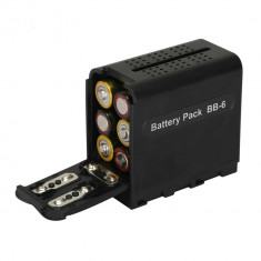 Adaptor baterii AA (R6) la acumulator NP-F960 / NP-F970 pt lampa, monitor foto