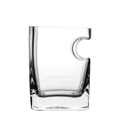 Pahar, cu Suport Trabuc, pentru whisky, transparent, din sticla, 260 ml, 10 x 7 cm, dimensiuni ideale pentru o experienta confortabila si placuta foto