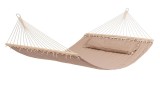 Cumpara ieftin Hamac gradina textl taupe lemn maro Selaya 200x140