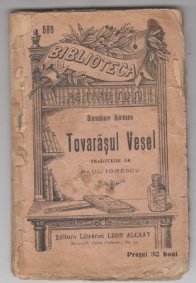 myh 61 30 - Biblioteca pt toti - 589 - Tovarasul vesel - Biornstiern Bjornson foto